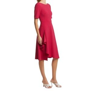 NWT Eliza J Side Ruffle A-Line Dress